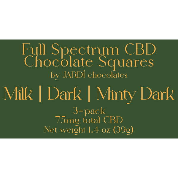 CBD-Infused Chocolate 3 pack