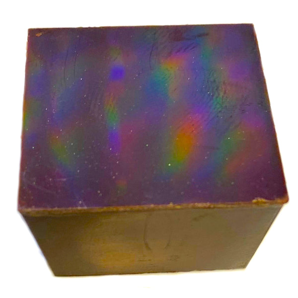 This 80% ganache sounds intense, but it's smooth and subtle bitterness will delight you! Be sure to shine a light over it's unpainted shell to experience the full effect!